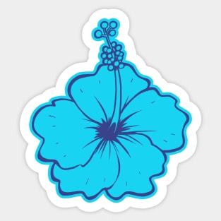 The Hisbiscus flower Sticker